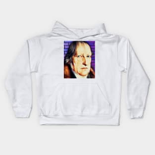 Georg Wilhelm Friedrich Hegel Portrait | Georg Wilhelm Friedrich Hegel Artwork Kids Hoodie